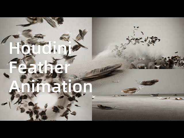 [Houdini Tutorial] Feather Animation in Houdini 21