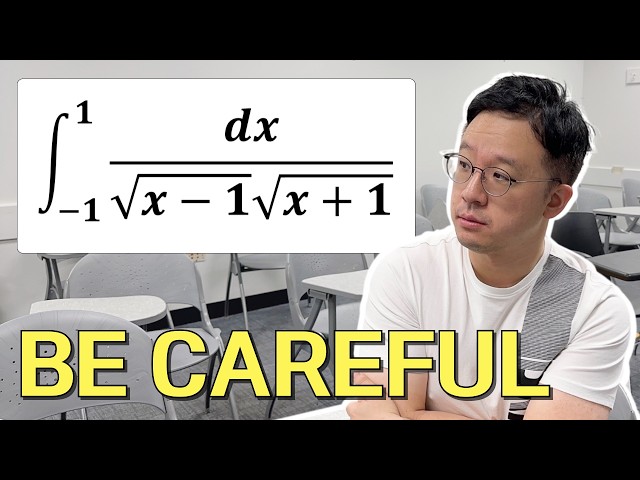¿Por qué tantas personas pasan por alto un detalle al resolver esta integral?