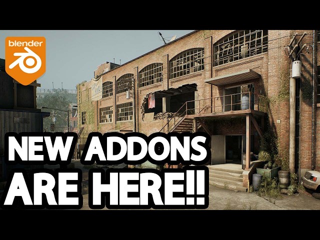 New Blender Addons & Updates Have Been Released