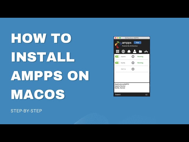 Install PHP, Apache, MySQL via AMPPS on macOS