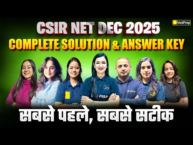 CSIR NET Dec 2025 Complete Solution & Answer Key | CSIR NET Dec 2025 Life Sciences | Biology Academy