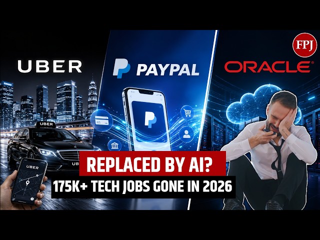 Tech Layoffs 2026: Uber, PayPal, Oracle Cut Jobs As AI Reshapes Industry | India Impact Explained!