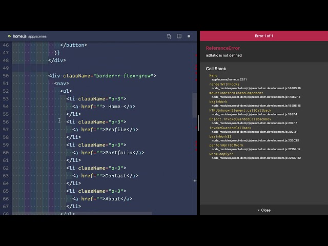 10 - Componentize the Layout - Sliding Sidebar in React and Tailwind CSS