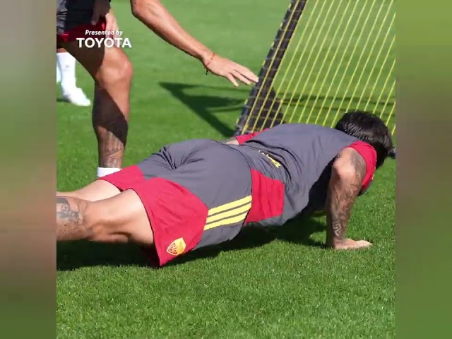 Entrenamiento de la AS Roma hoy: ¡Táctica e intensidad en Trigoria! ⚽🔥 | Práctica de fútbol itali...