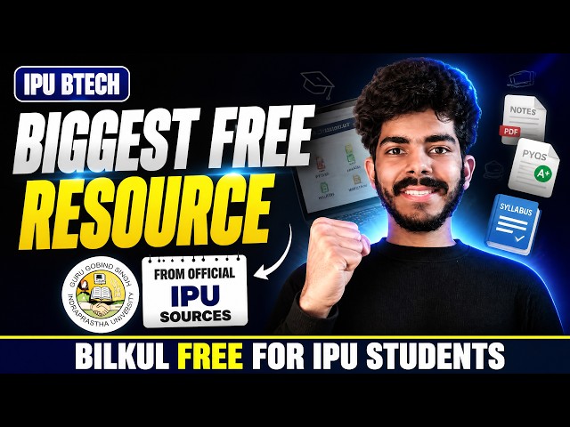 Biggest FREE Resource for IPU B.Tech Midsems 2026 🔥 (1st Year Pass Hack)
