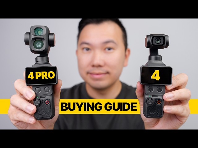 DJI Osmo Pocket 4 Pro VS Pocket 4: Which Should You Buy?