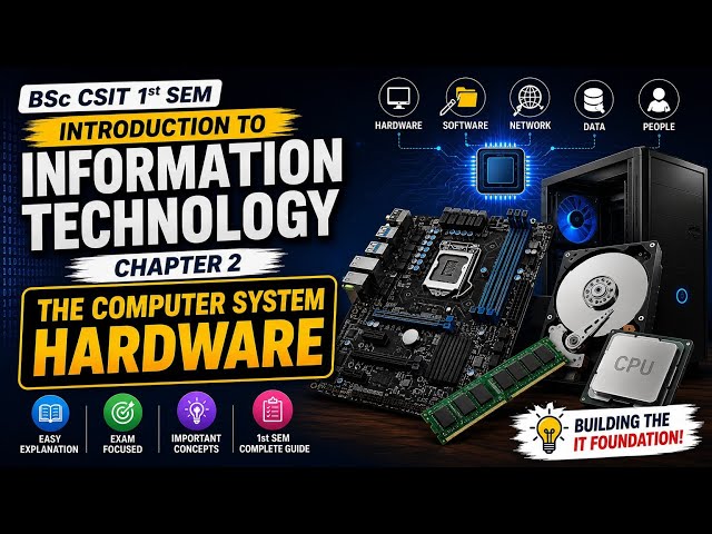 Ch-2 Computer System Hardware | Introduction to IT | BSc CSIT 1st Semester | Complete Lecture | CSIT