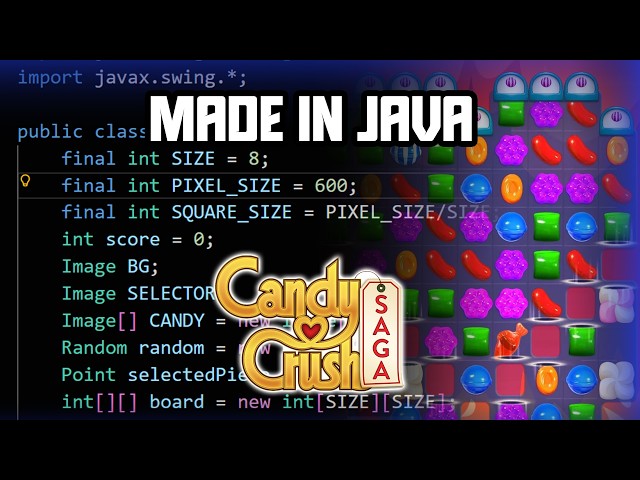 Making Candy Crush in JAVA from Scratch [Without Any Libraries]