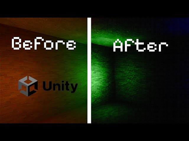 How to make your VR game look pixelated ( Unity )