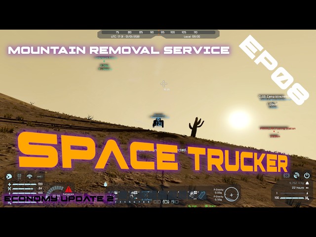 Space Trucker 08 - Economy 2 Update | Building An Underground Empire - Space Engineers