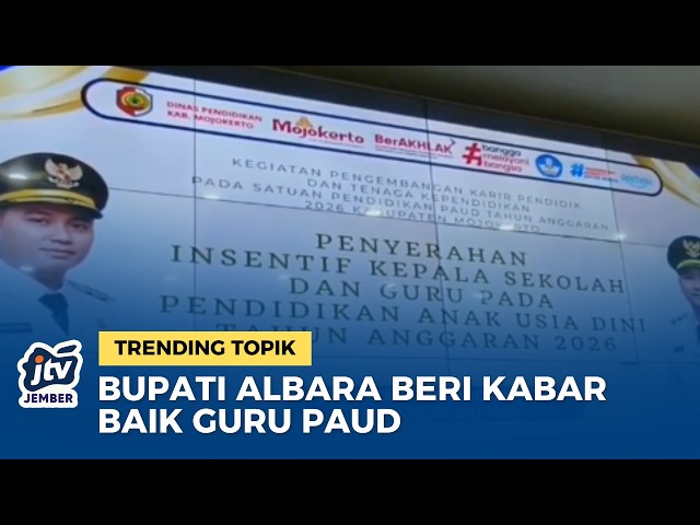 1,661 Mojokerto Early Childhood Education Teachers Receive Rp1.5 Million Incentive, Regent Albara...