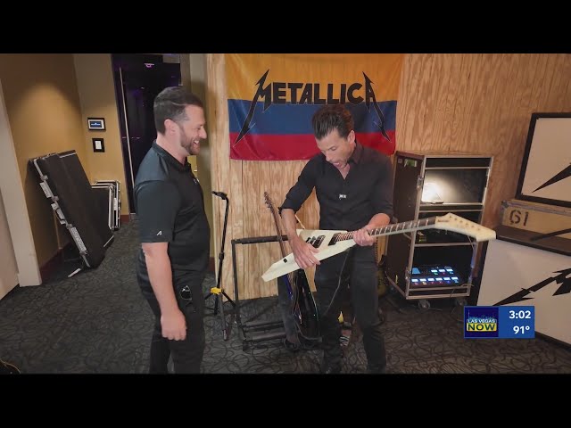 Inside Metallica's Tuning Room at The Venetian