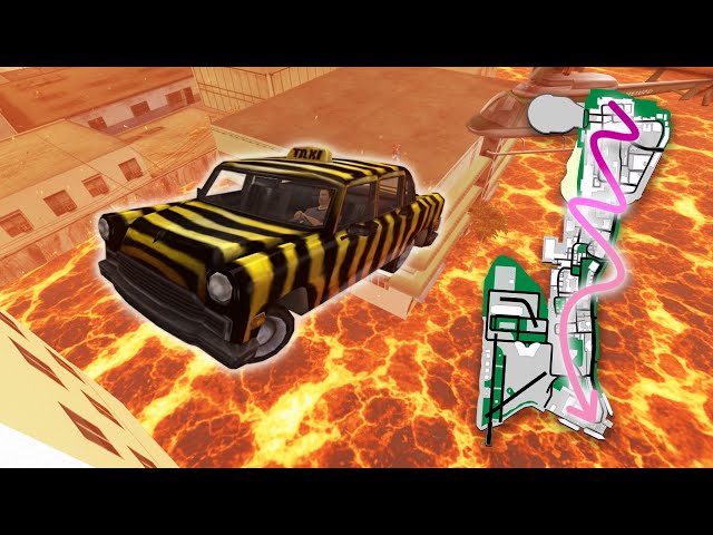 Can You Cross The GTA Vice City Map Without Touching The Ground?