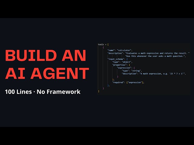 Build an AI Agent From Scratch — No LangChain, Just Python