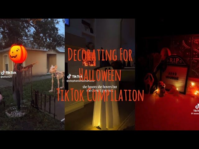 Decorating for Halloween TikTok Compilation
