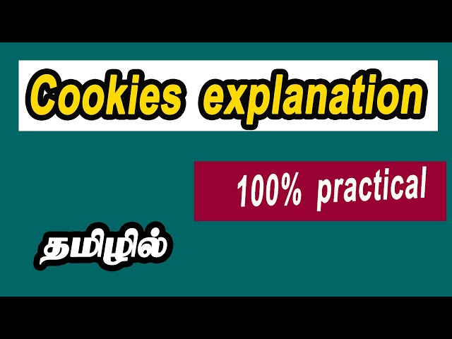 cookies in tamil|what is cookies?|cookies meaning in tamil|browser cookies|codebinx|tamil