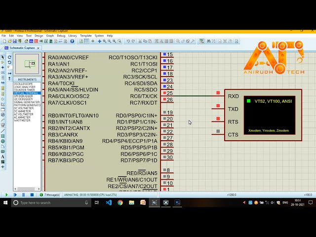 PIC18F4580 UART transmission