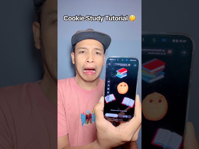 Cookie Study Tutorial 🍪📚🥲#trending #shorts #funny #cookie #viral