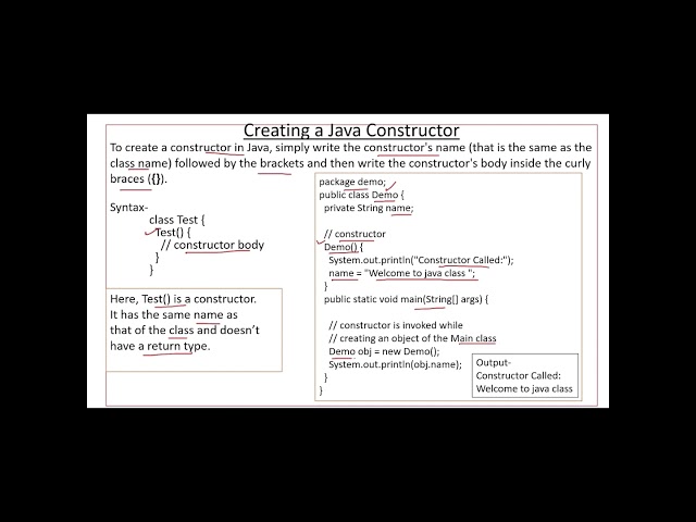 How to create Constructor in Java ? | Java Constructors #javaoop #javatutorial #javaoops #java #oop