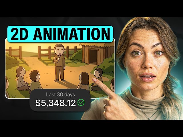 I Copied This Viral 2D Animation Channel with AI ($5,348 this month)