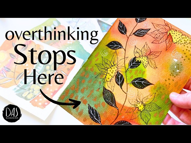 Can't Do Abstract? I have a 5"x7" watercolor solution to Overthinking.