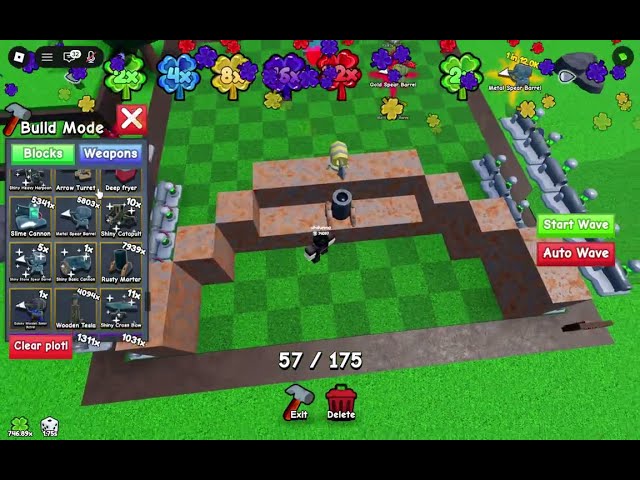 The BEST Noob base in Build a base rng ( Wave 250!! )