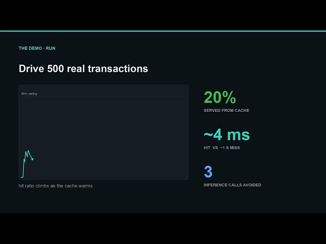 Transaction Inference Cache