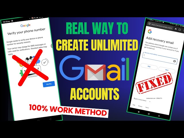 Real way to create unlimited Gmail accounts on phone in 2026