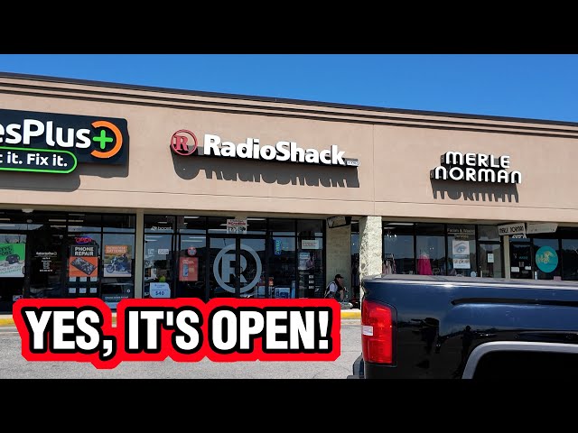Shopping at Radioshack in the 2020's