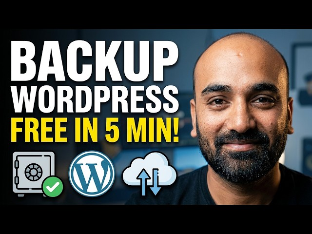 How to Backup & Restore WordPress for FREE | Done in 5 Minutes! 🔥