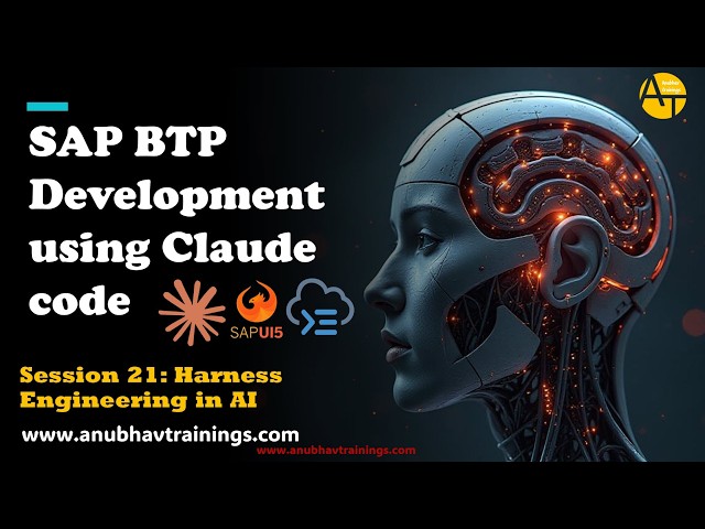 21 Harness Engineering in AI: Claude Code for SAP Developers | Master AI Agent Control | AI Coding