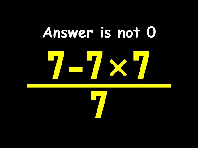 Almost Everyone Gets This Calculation Wrong!