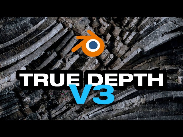 Introducing True Depth V3 Addon for Blender // 3D Perpective Mode // 360 Dome Mode