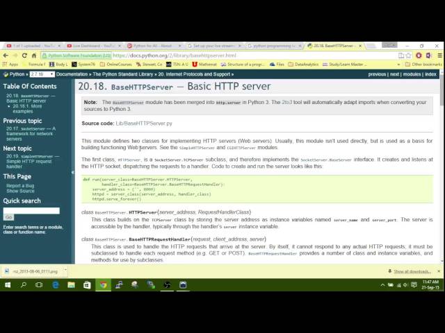 Python for All Live Stream
