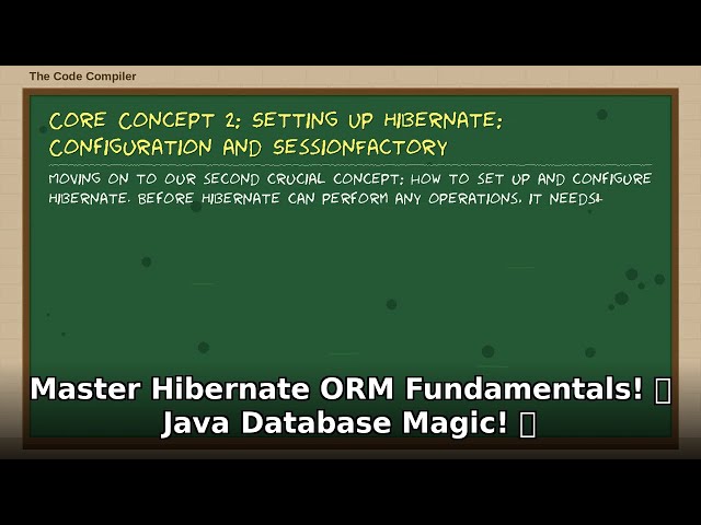 Master Java Hibernate ORM Fundamentals! 🚀 Database Magic for Devs! ✨