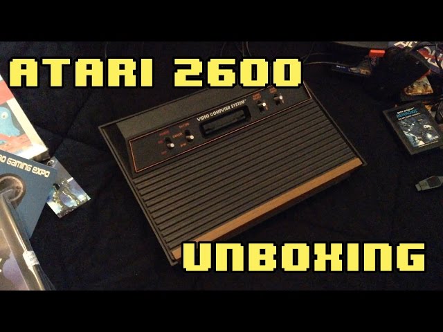 Atari 2600 Unboxing - Woodgrain Console, Controllers, & Boxed Games