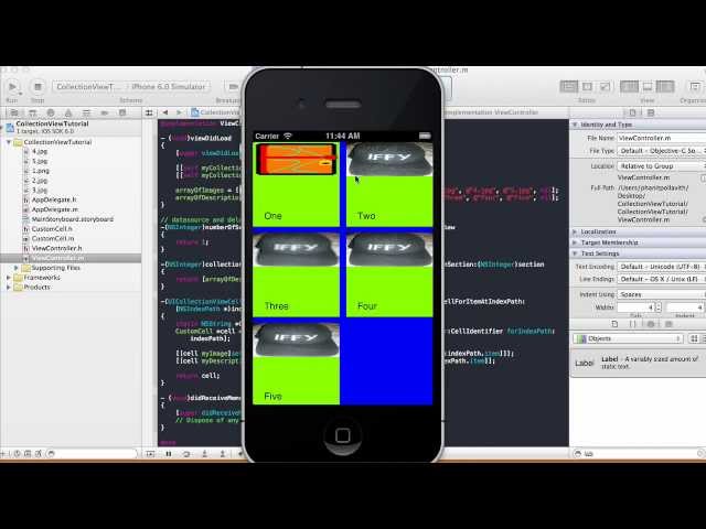 Collection View Tutorial - Xcode 4.5.1