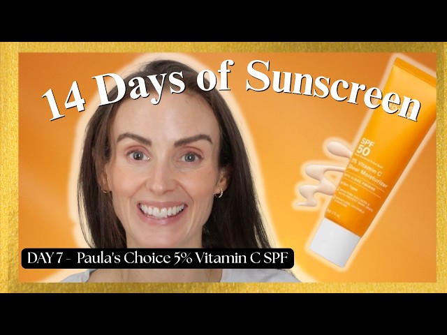 💛 Day 7: Paula's Choice 5% Vitamin C Sheer Moisturizer SPF 50 | 14 Days of Sunscreen