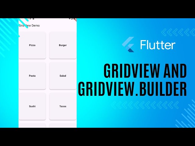 Grid and GridView Builder in Flutter - Code With Examples