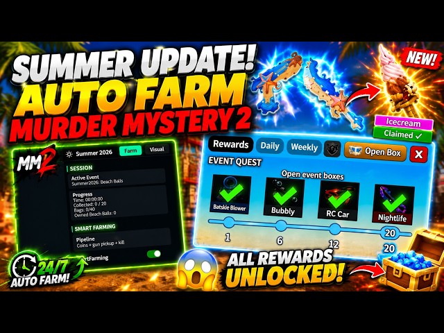 [NEW WORKING!] MM2 Instant unlock quests Script📜☀️| Keyless | Pastebin |