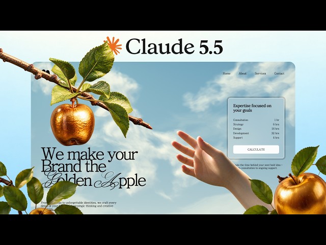 Claude Sonnet 5.5 is Absurd! (3D, Web Design, Animation)