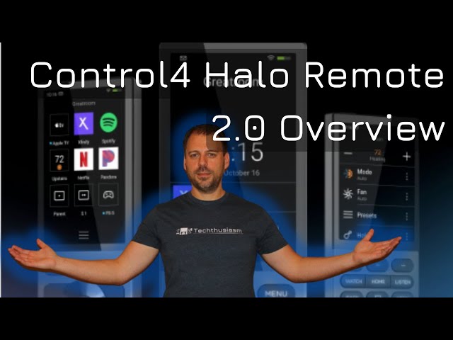 The Best Remote Control? | Control4 Halo Remote Control 2.0 Update Deep Dive