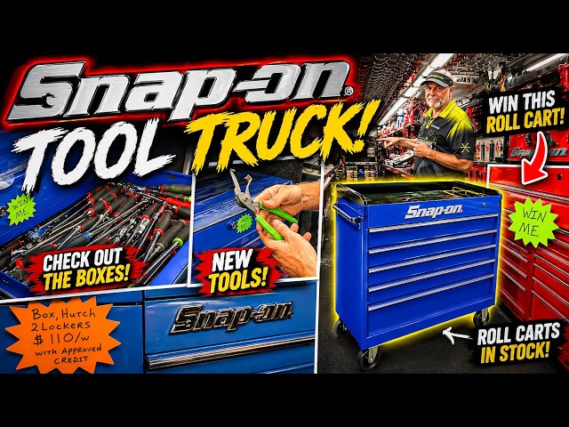 Snap On Tool Box Up For Grabs With A New Ratchet. New Tools From Snap On We Haven't Seen Yet.