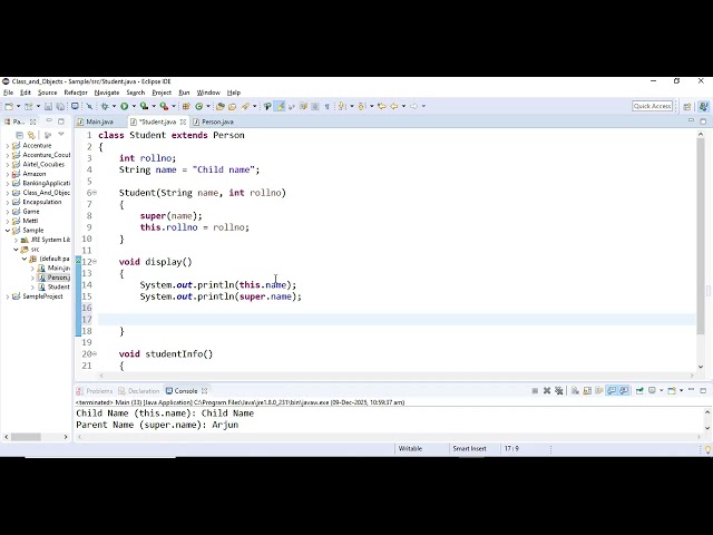 this vs super in Java | Key Differences in OOP Inheritance | Java Tutorial - 14