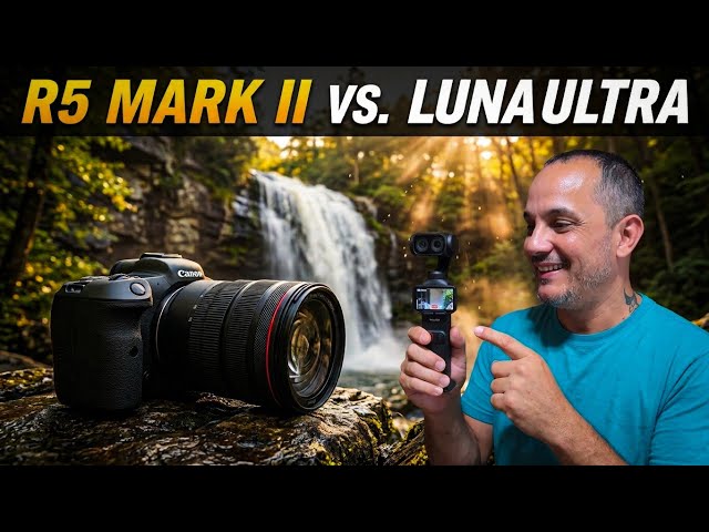 INSTA360 LUNA VS CANON R5II This Camera is ADDICTIVE!!! (I-Log VS C-Log2)