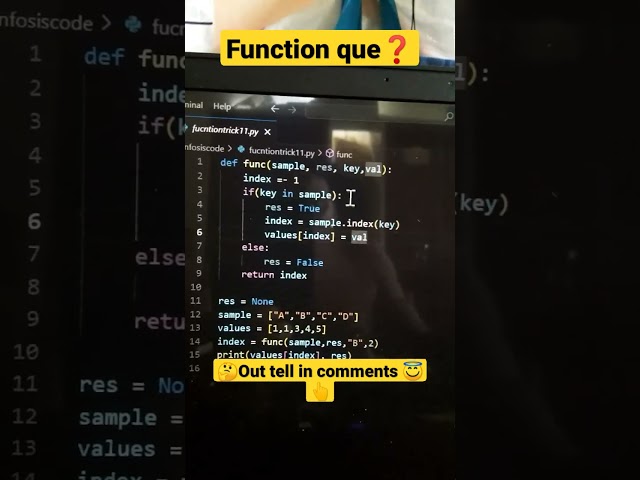 Function using python by Code with Harry #coding #python #shorts #harry #html