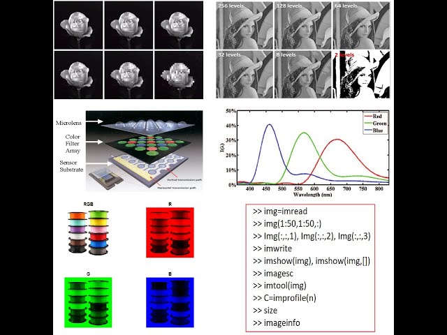 Basic Commands of Image Processing in MATLAB