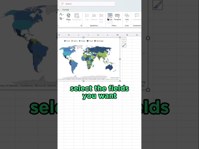 How to make your data pop with interactive map in excel