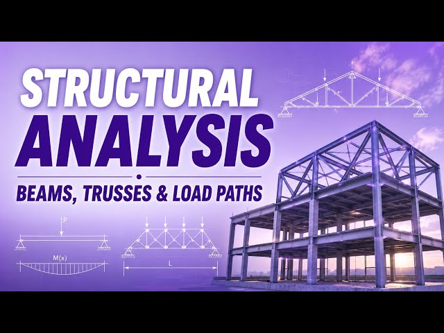 Structural Analysis | Beams, Trusses & Load Paths | Uplatz