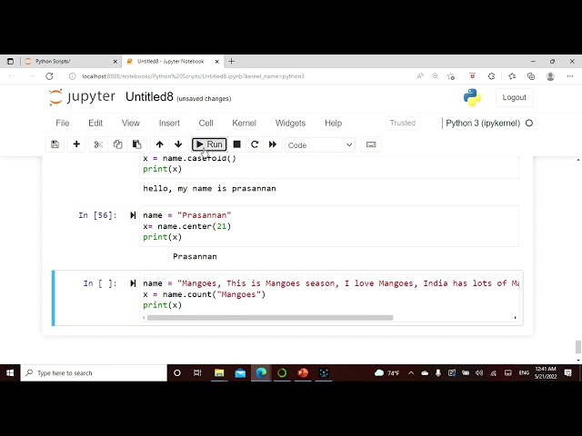 Python for beginners for Non Technical people Lesson 3 in Tamil, This chapter covers STRING func.